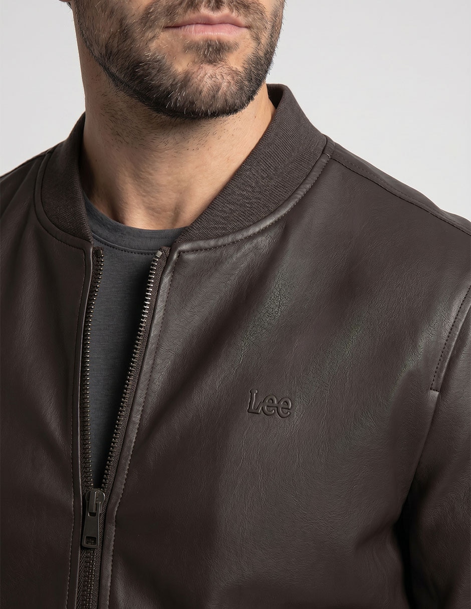 Chamarra bomber con bolsillos para hombre 3