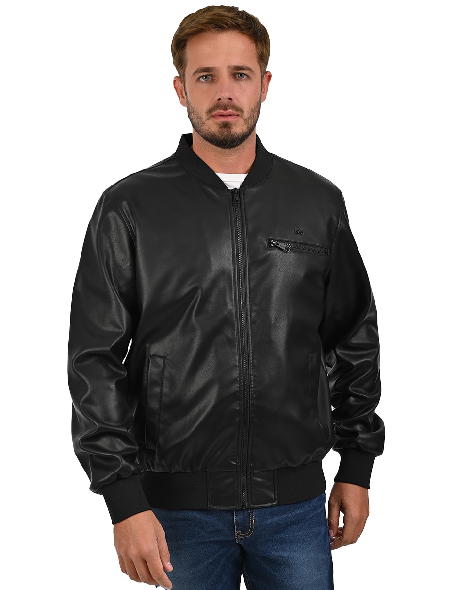 Chamarra bomber con bolsillos para hombre Chamarra bomber con bolsillos para hombre