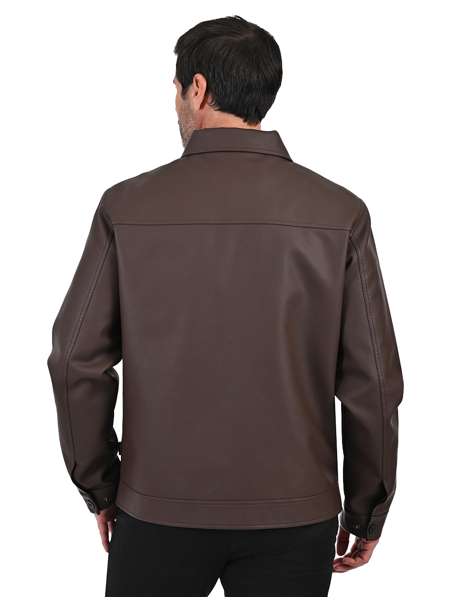 Chamarra casual con bolsillos para hombre 2
