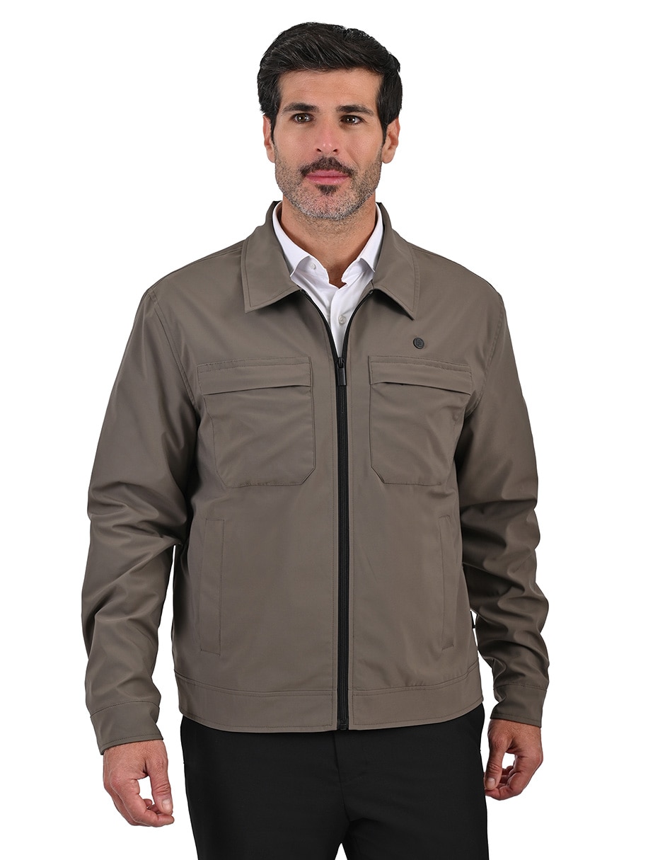 Imagen de producto Chamarra casual Perry Ellis con bolsillos para hombre