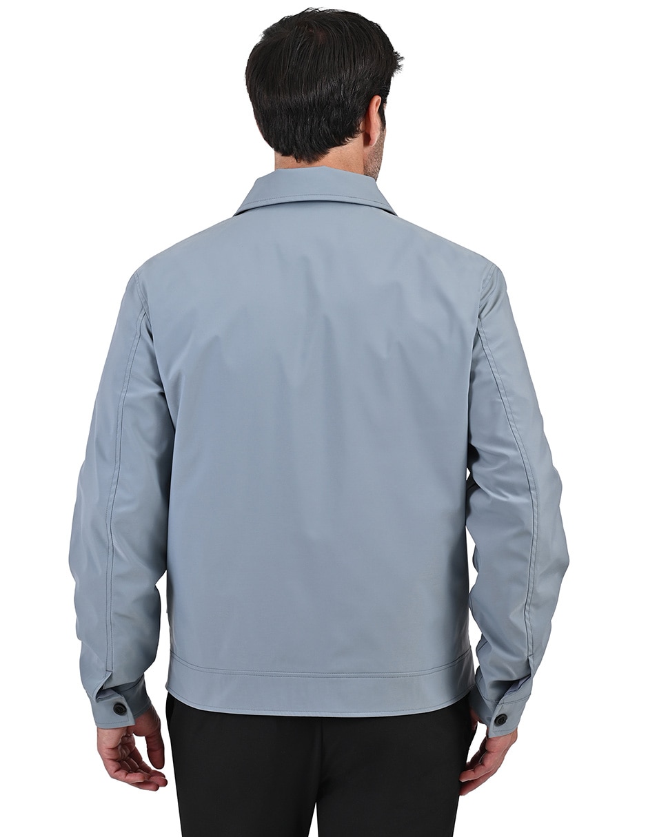 Chamarra casual con bolsillos para hombre 2
