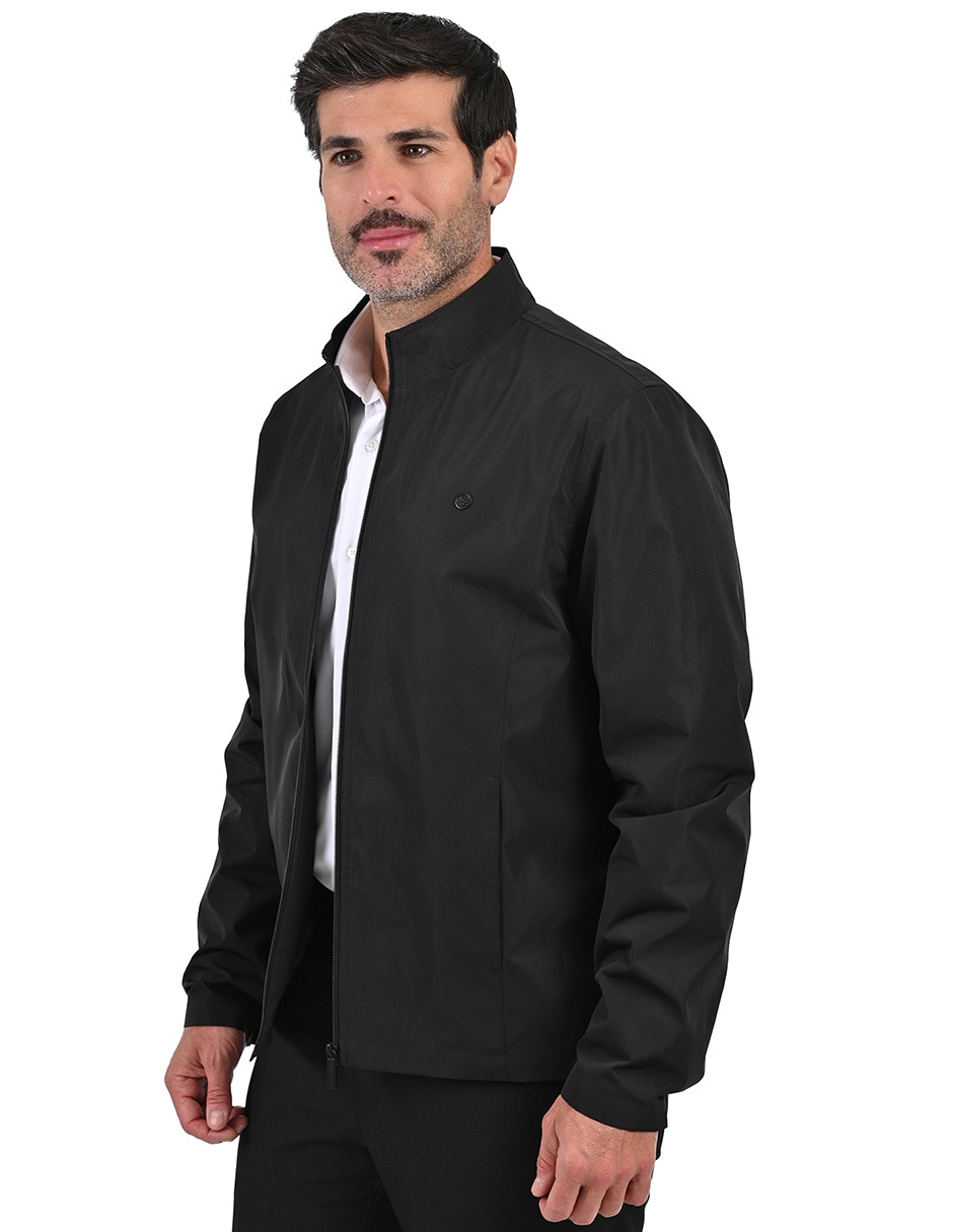 Chamarra casual Perry Ellis impermeable con bolsillos para hombre
