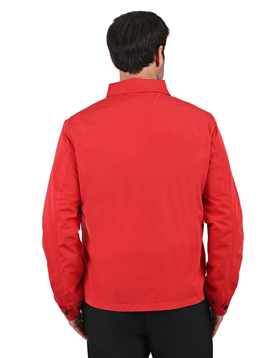 Chamarra rompevientos Perry Ellis con bolsillos para hombre
