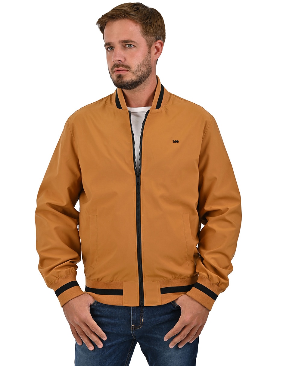 Chamarra bomber con bolsillos para hombre Chamarra bomber con bolsillos para hombre