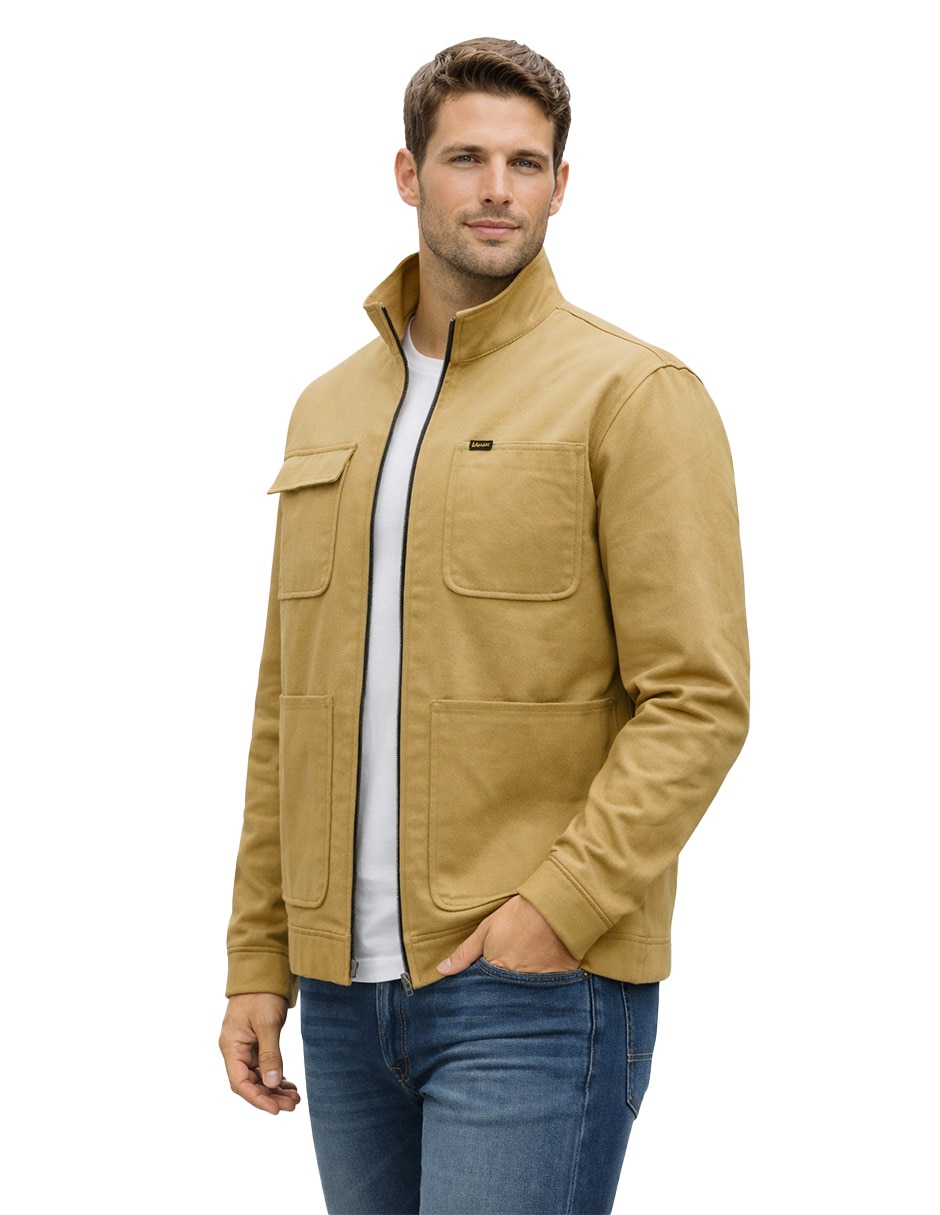 Chamarra casual Lee con bolsillos para hombre
