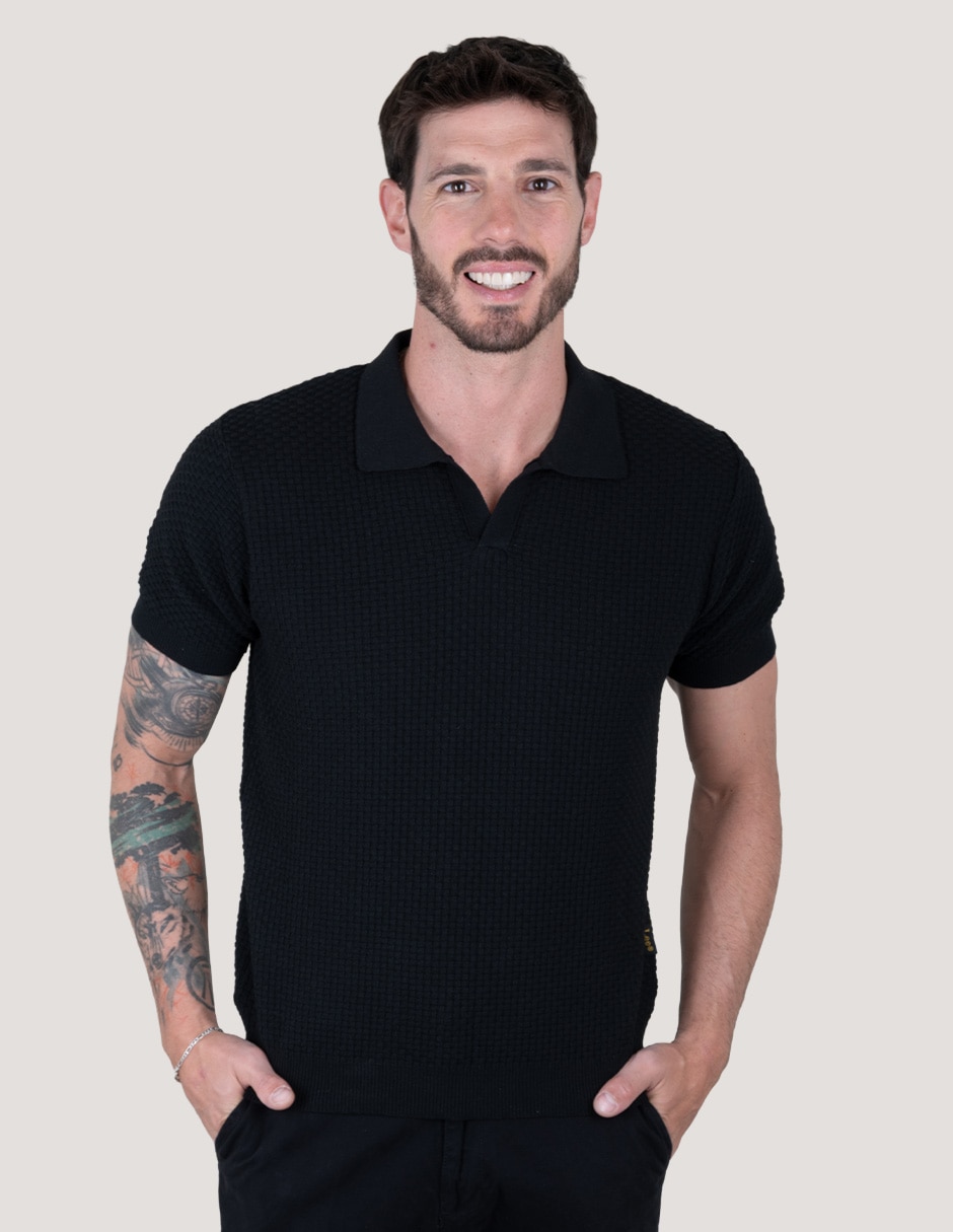 Playera tipo polo lee para hombre