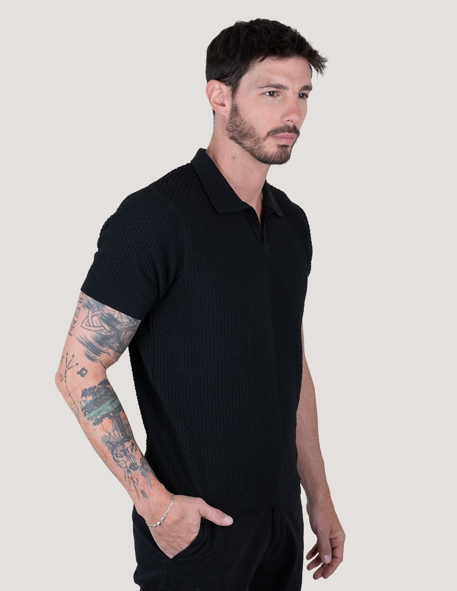 Playera tipo polo lee para hombre