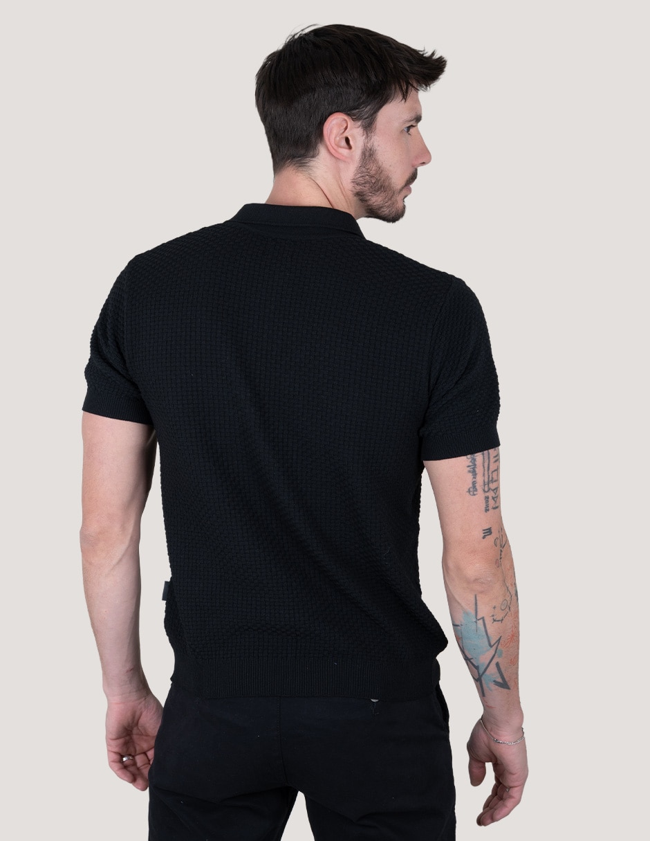 Playera tipo polo lee para hombre