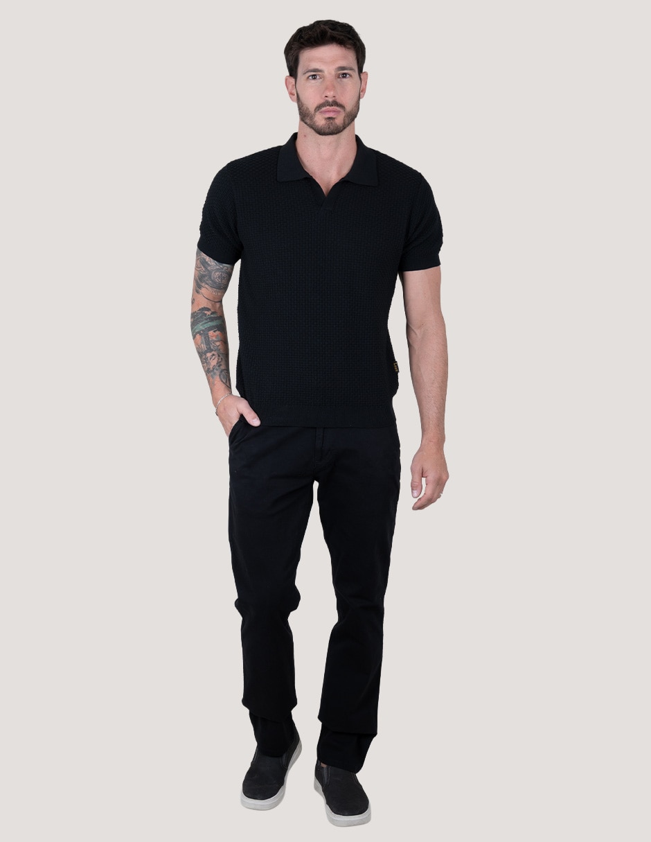 Playera tipo polo lee para hombre