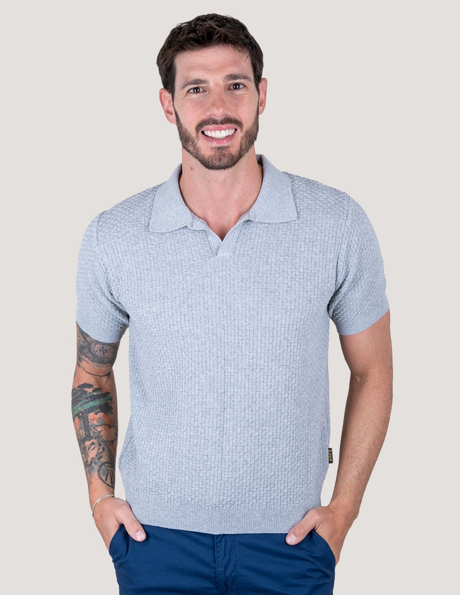 Playera tipo polo lee para hombre