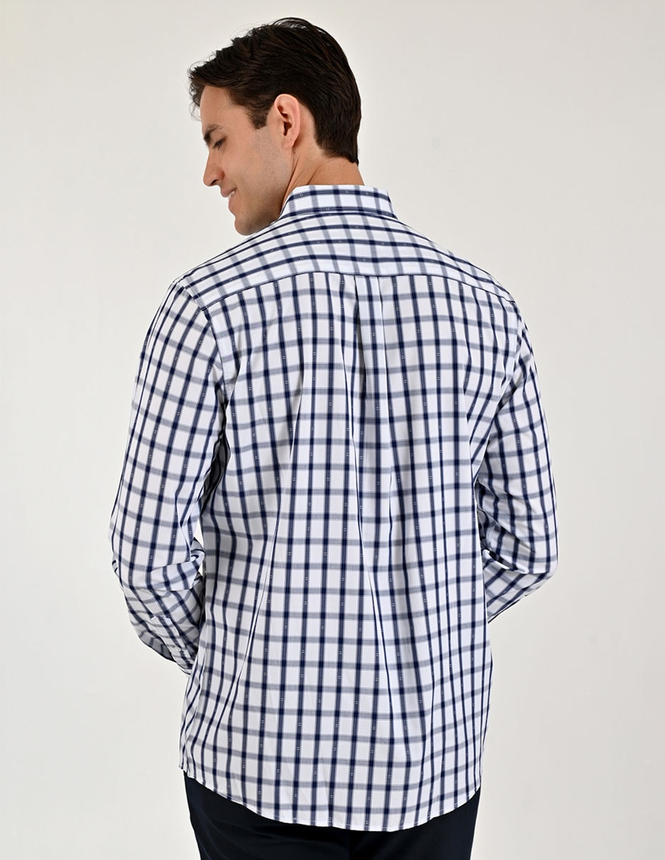Camisa casual de algodón manga larga para hombre 2