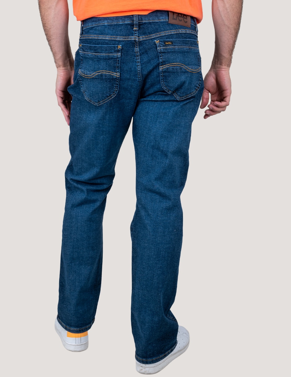 Jeans slim Lee lavado whisker para hombre