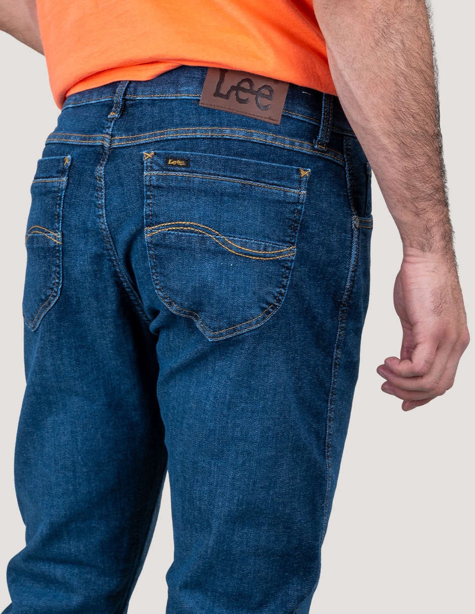 Jeans slim Lee lavado whisker para hombre