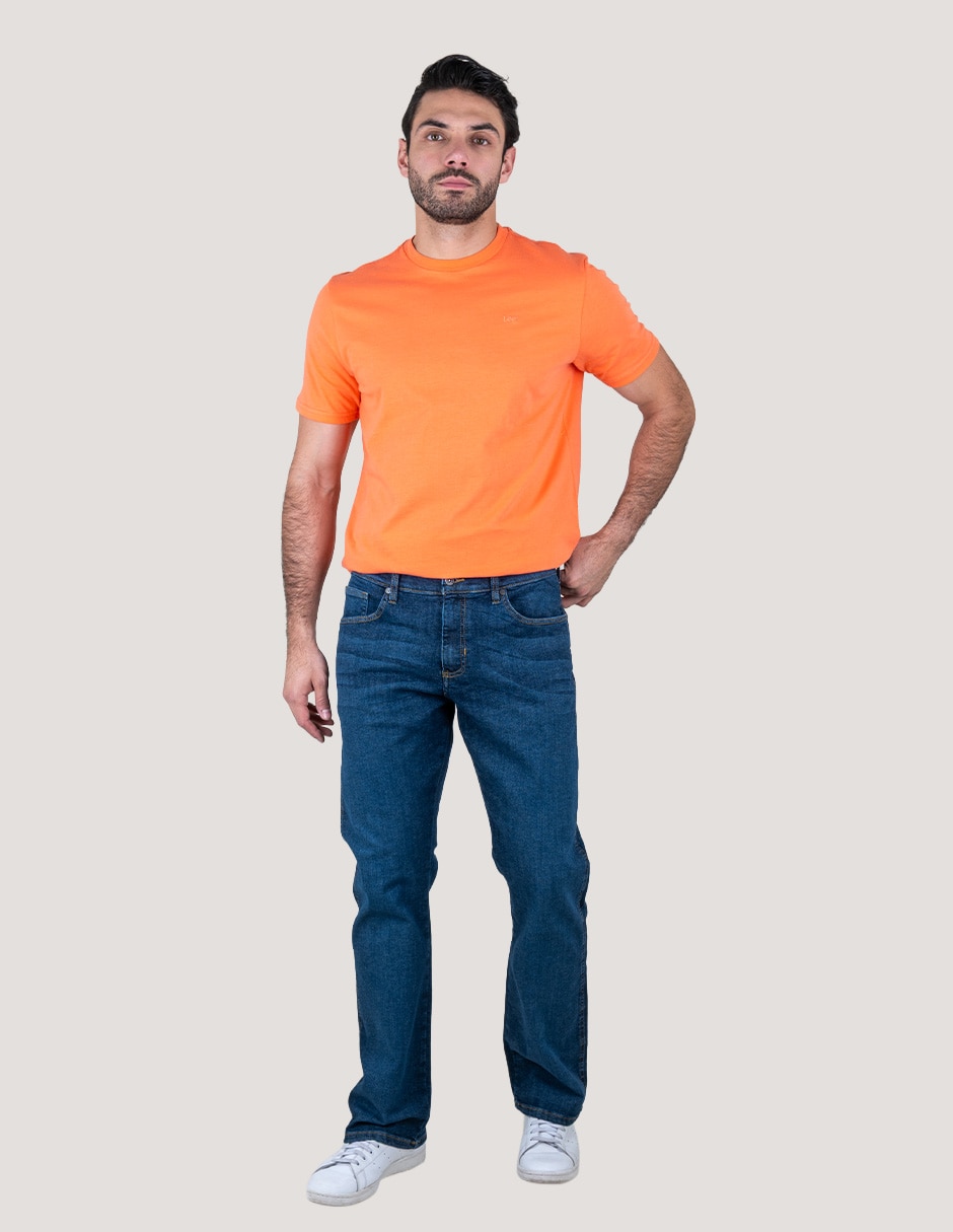Jeans slim Lee lavado whisker para hombre