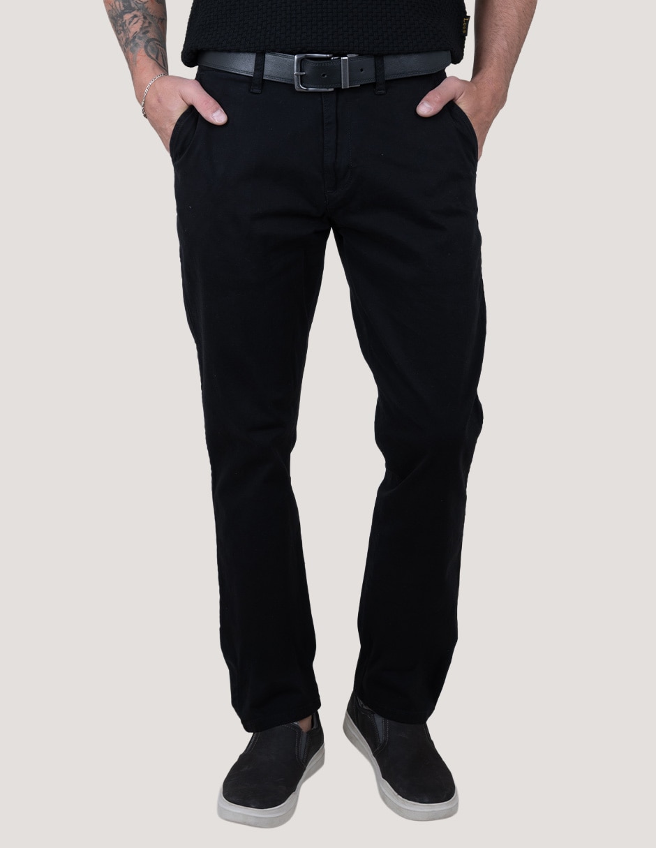 Pantalón casual slim de algodón para hombre Pantalón casual slim de algodón para hombre