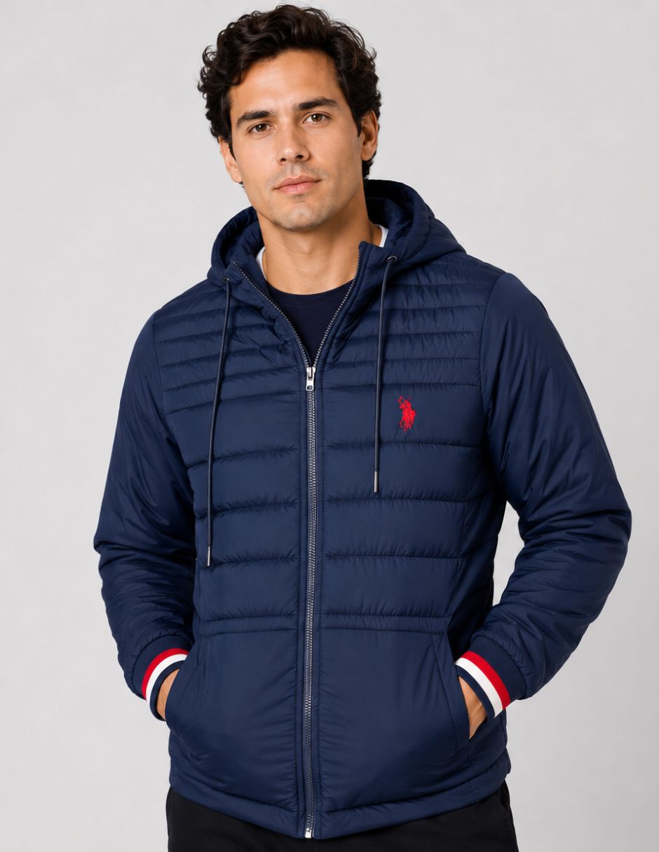 Chamarra capitonada US Polo para hombre