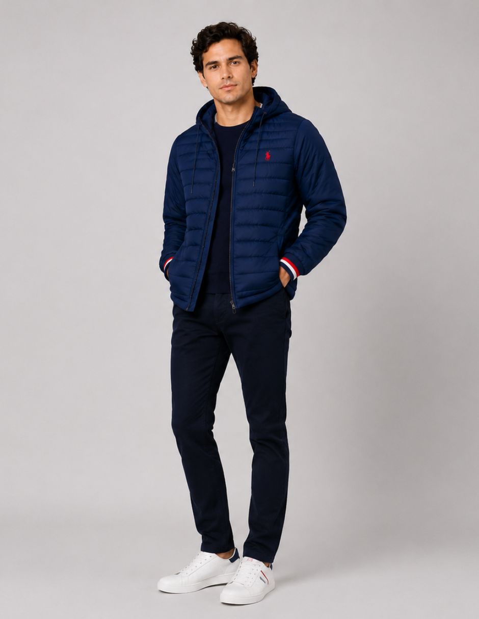 Chamarra capitonada US Polo para hombre