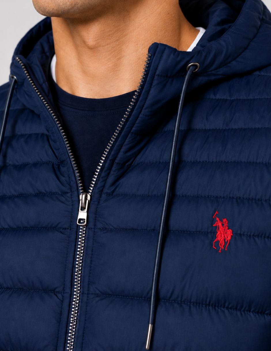 Chamarra capitonada US Polo para hombre