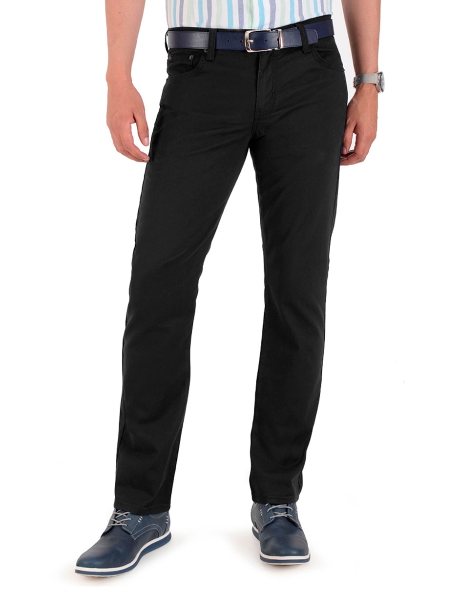 Pantalón slim de gabardina para hombre Pantalón slim de gabardina para hombre
