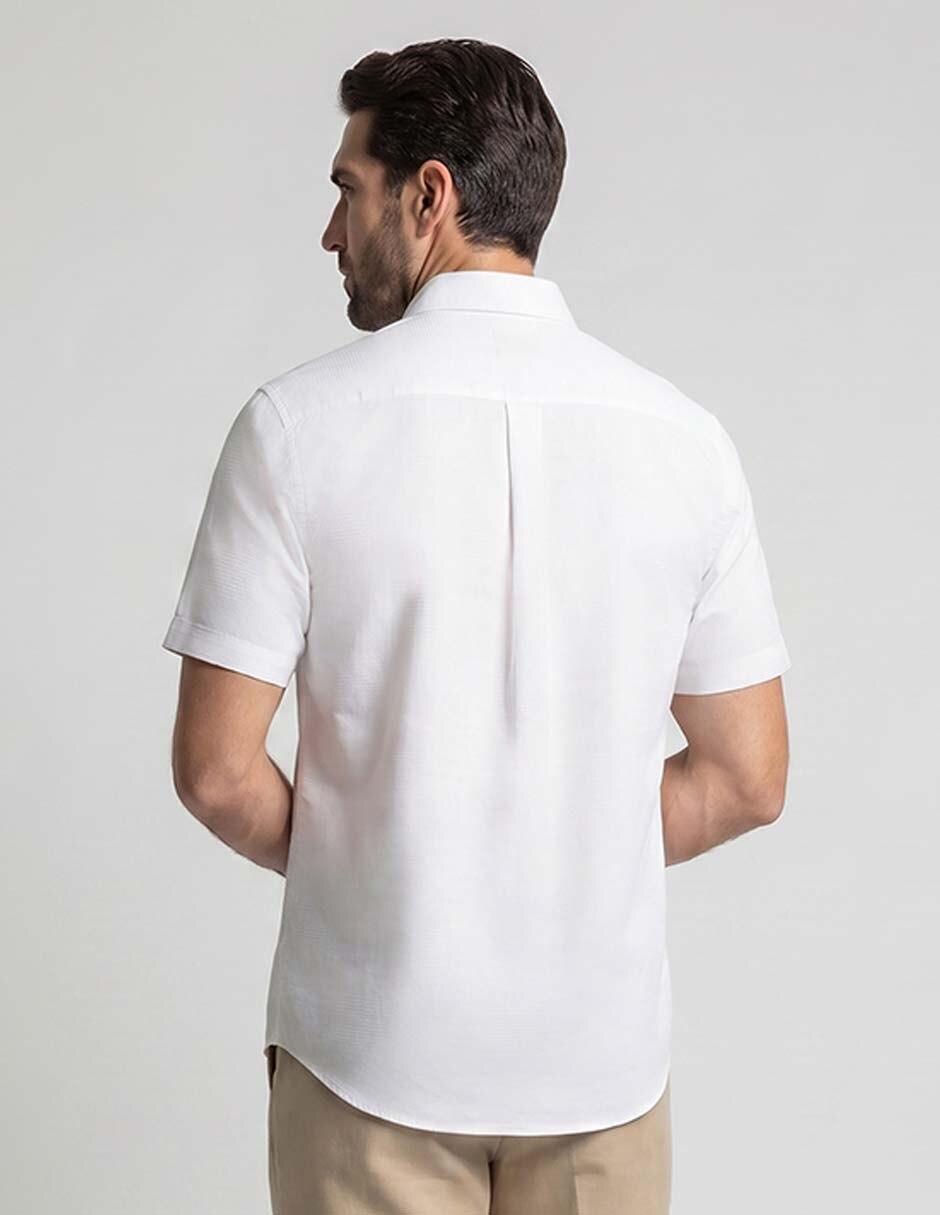 Camisa casual de algodón manga corta para hombre 2