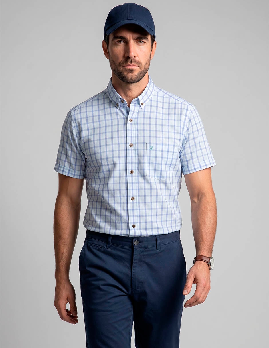 Camisa casual manga corta para hombre Camisa casual manga corta para hombre