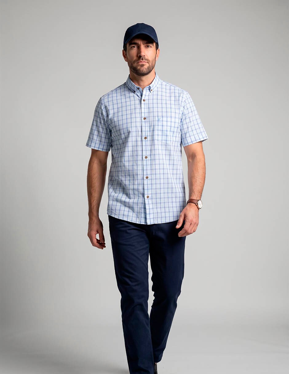 Camisa casual manga corta para hombre 3