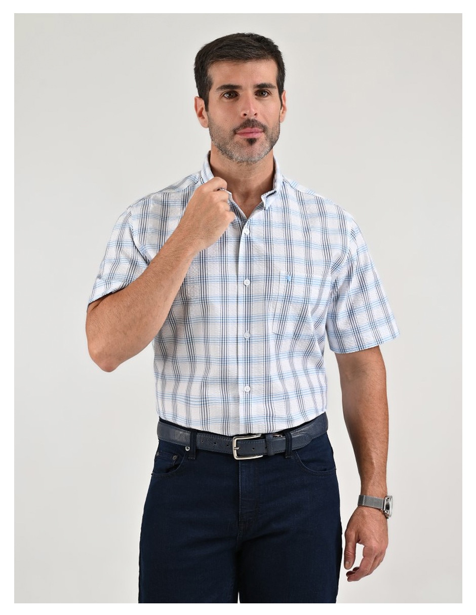 Camisa casual manga corta para hombre Camisa casual manga corta para hombre