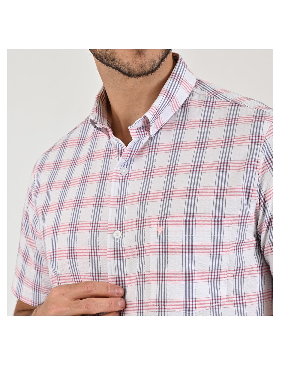 Camisa casual Yale manga corta para hombre