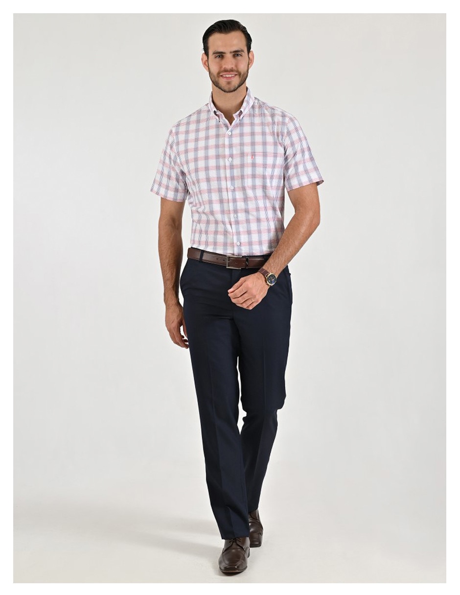Camisa casual Yale manga corta para hombre