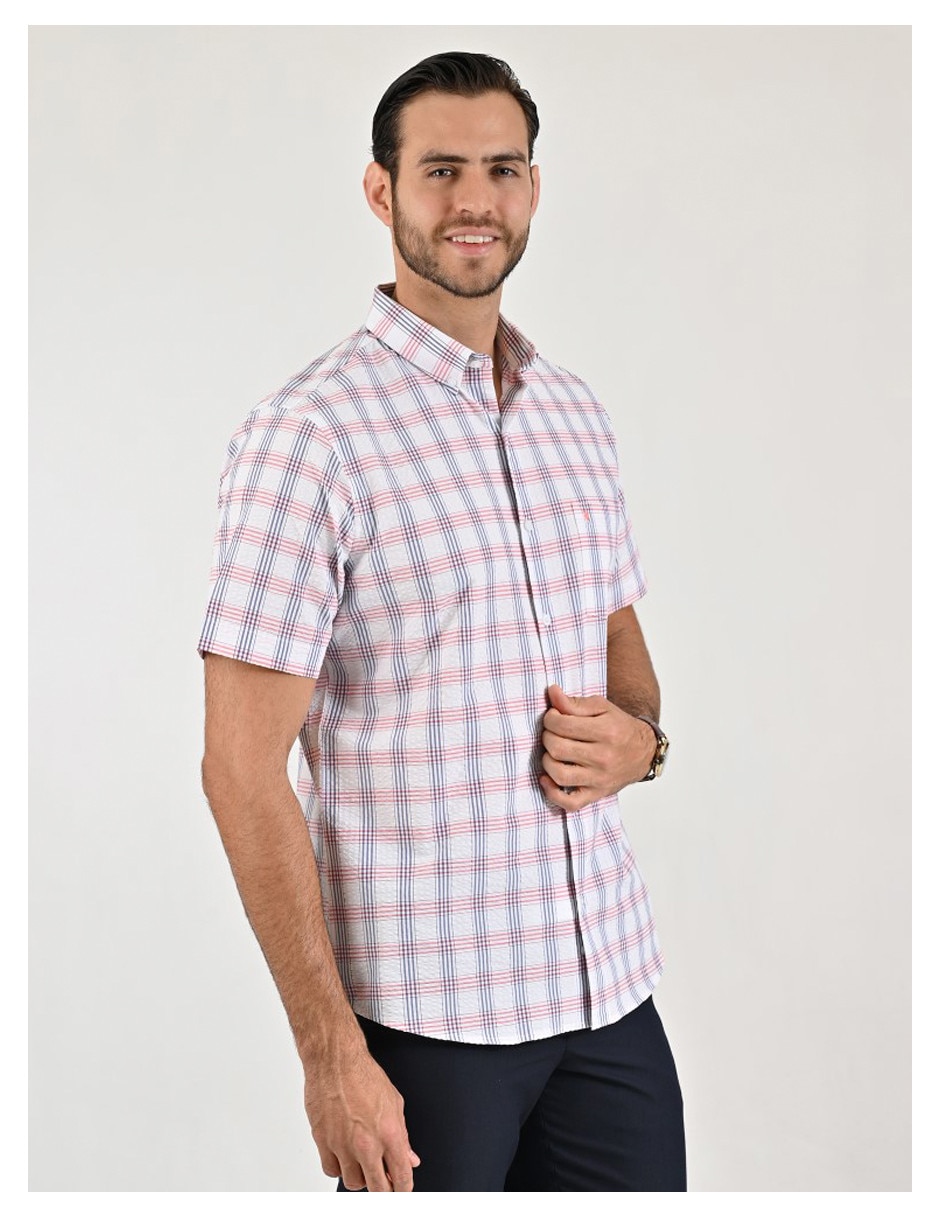 Camisa casual Yale manga corta para hombre