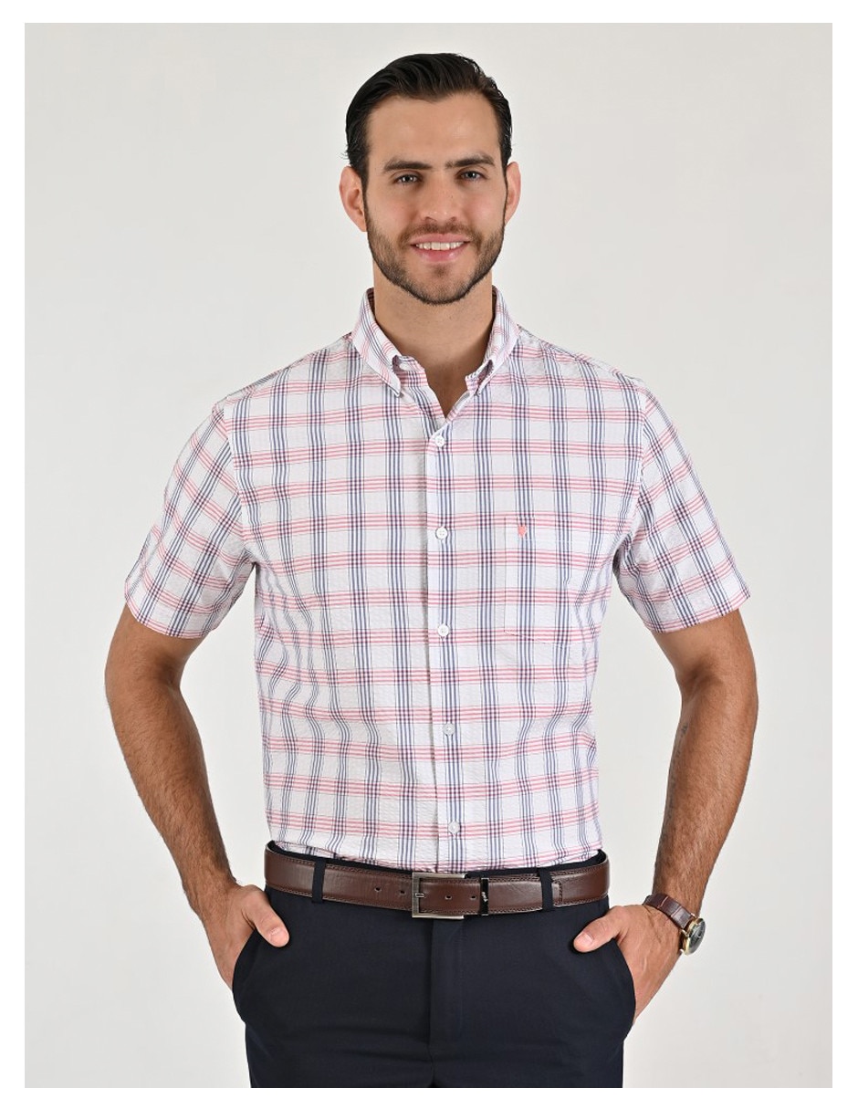 Camisa casual manga corta para hombre Camisa casual manga corta para hombre