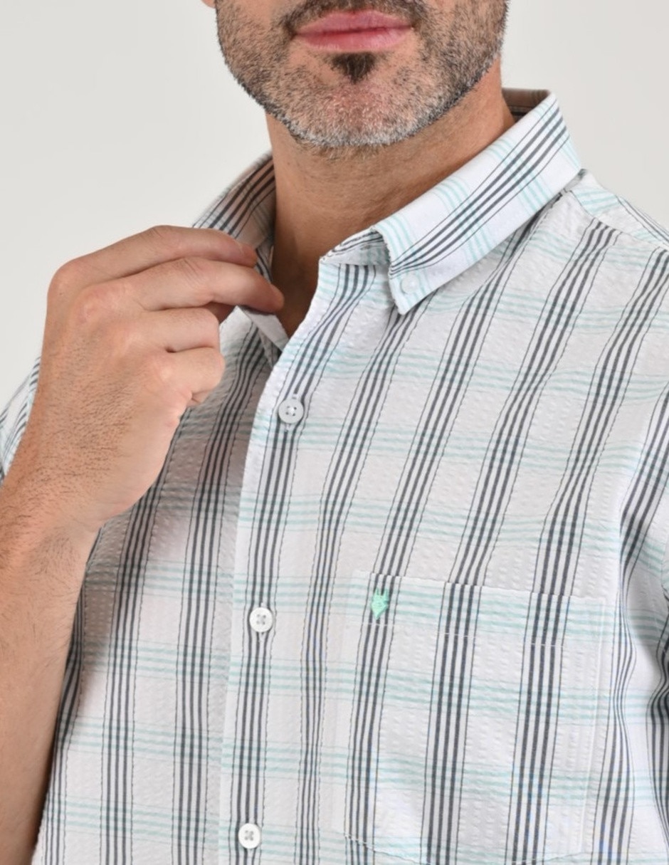 Camisa casual manga corta para hombre 3