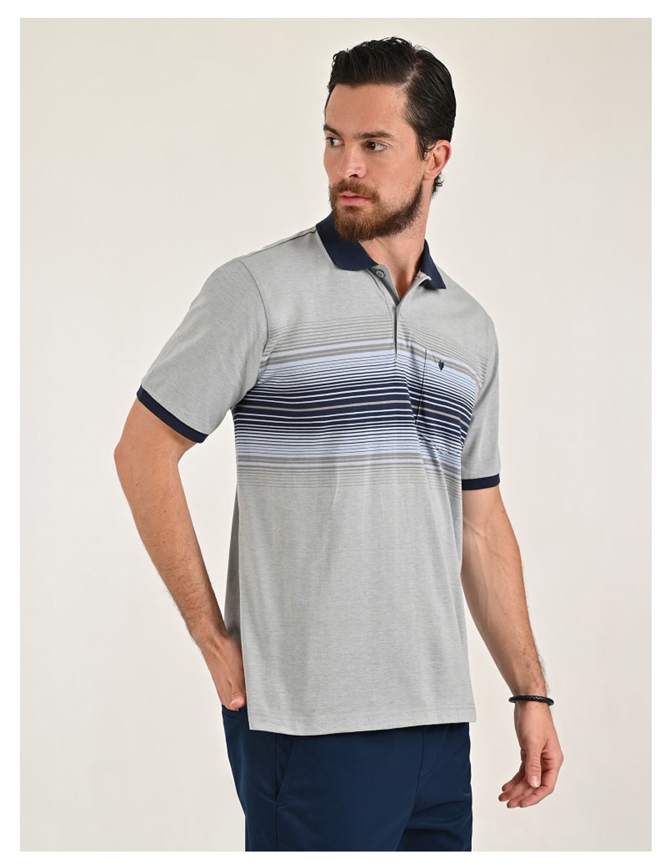 Playera tipo polo Yale para hombre