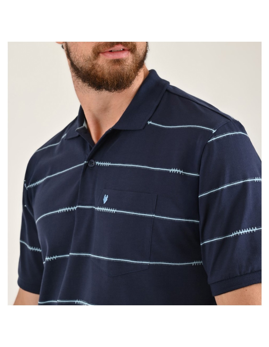 Playera tipo polo Yale para hombre