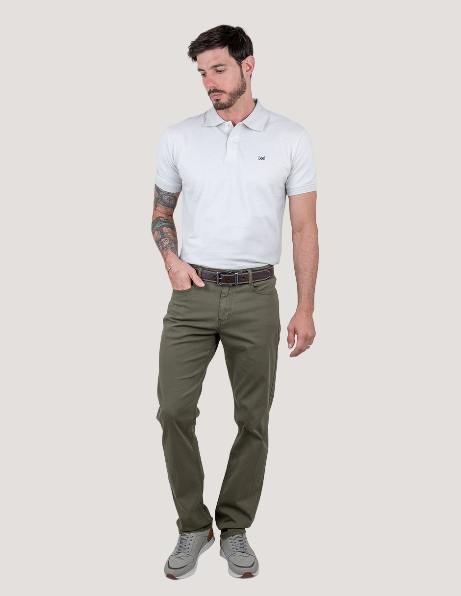 Pantalón casual regular para hombre