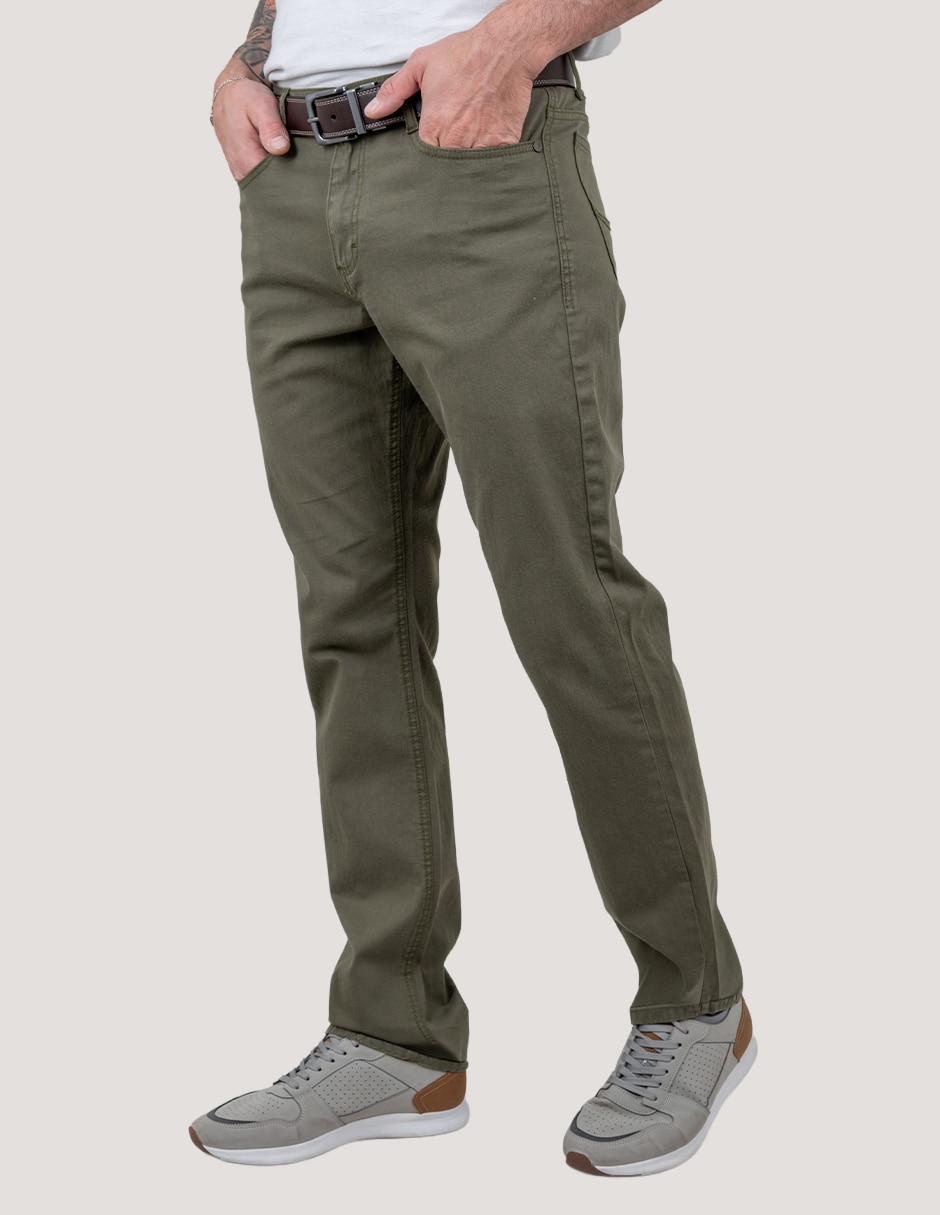 Pantalón casual regular para hombre