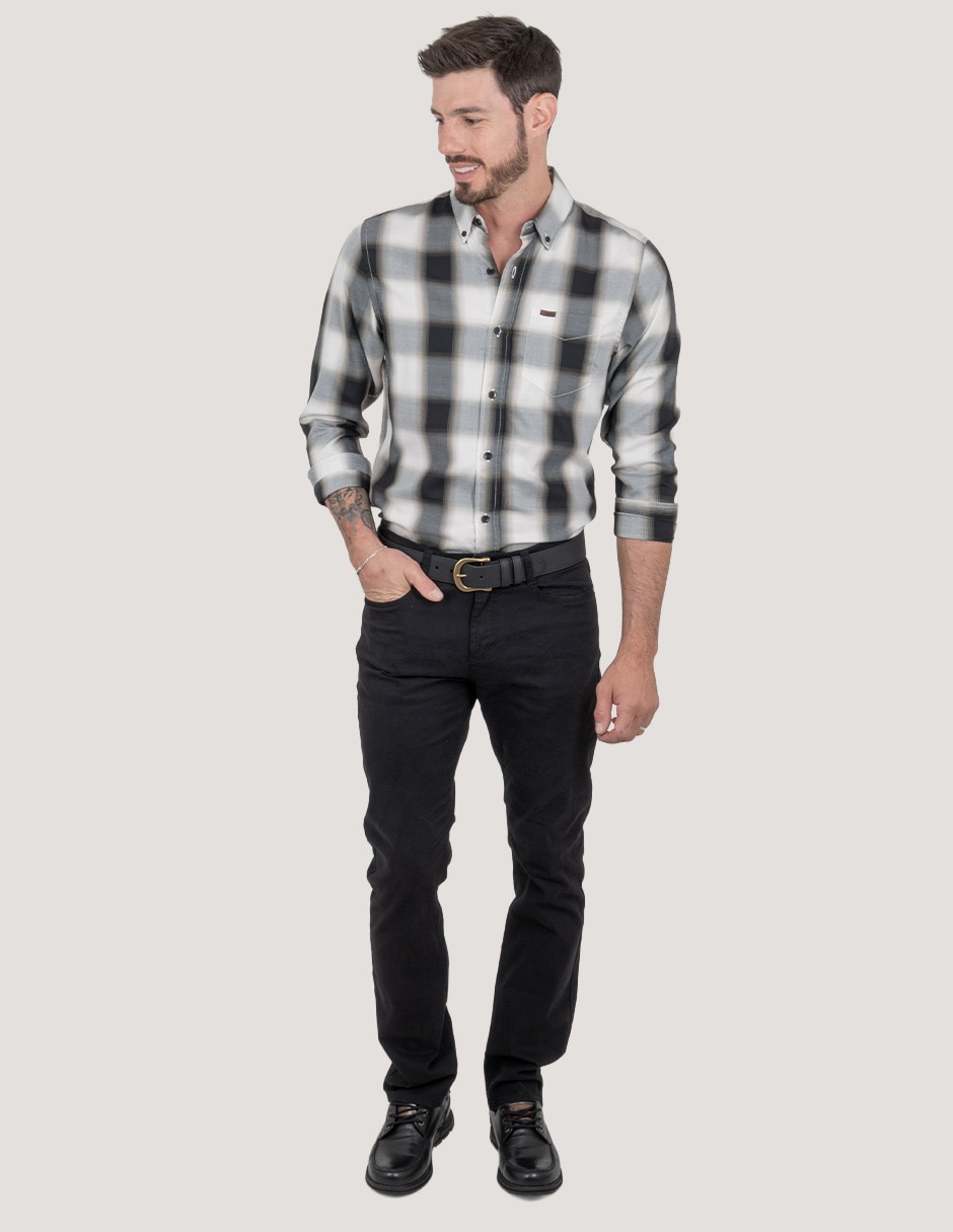 Pantalón casual chino regular para hombre Pantalón casual chino regular para hombre