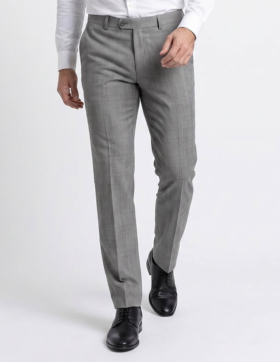 Pantalón casual slim de algodón para hombre 1