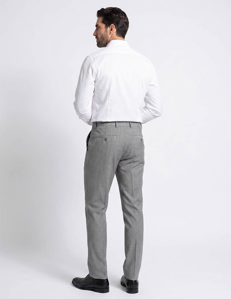 Pantalón casual slim de algodón para hombre 2