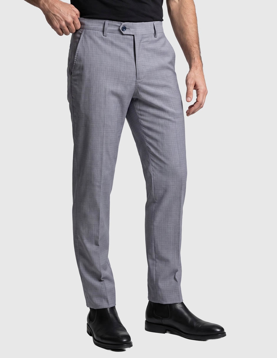 Pantalón casual slim de algodón para hombre