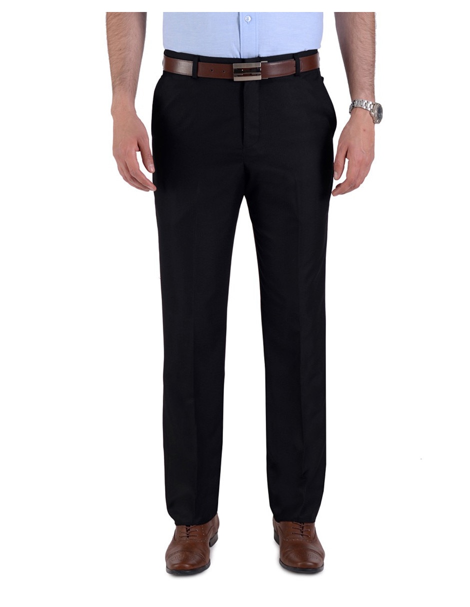 Pantalón casual de vestir regular de tafetán para hombre Pantalón casual de vestir regular de tafetán para hombre