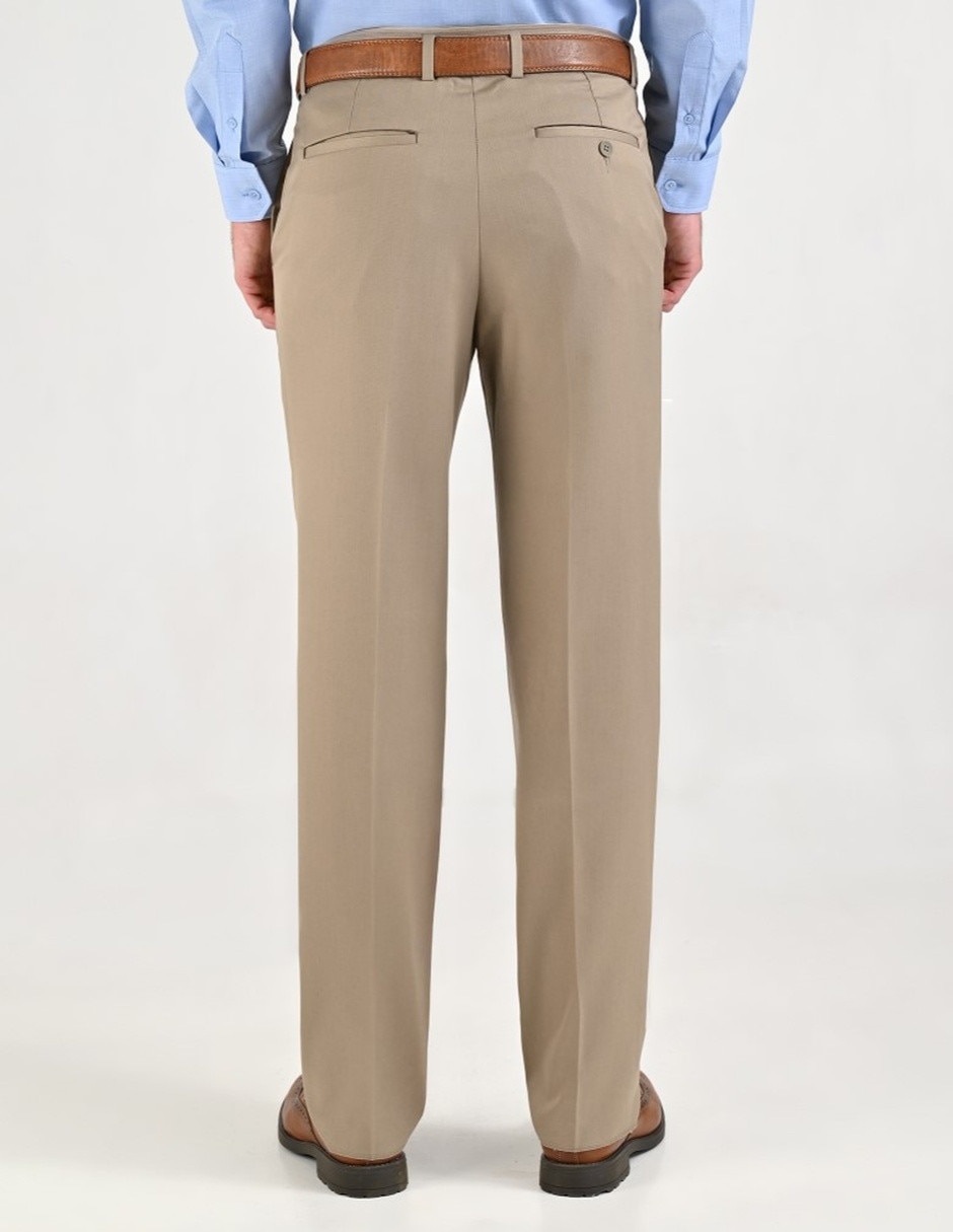 Pantalón Casual De vestir Regular de Tafetán para hombre 2