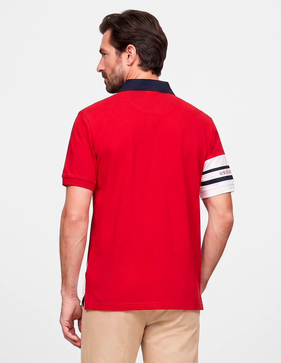 Playera tipo polo para hombre