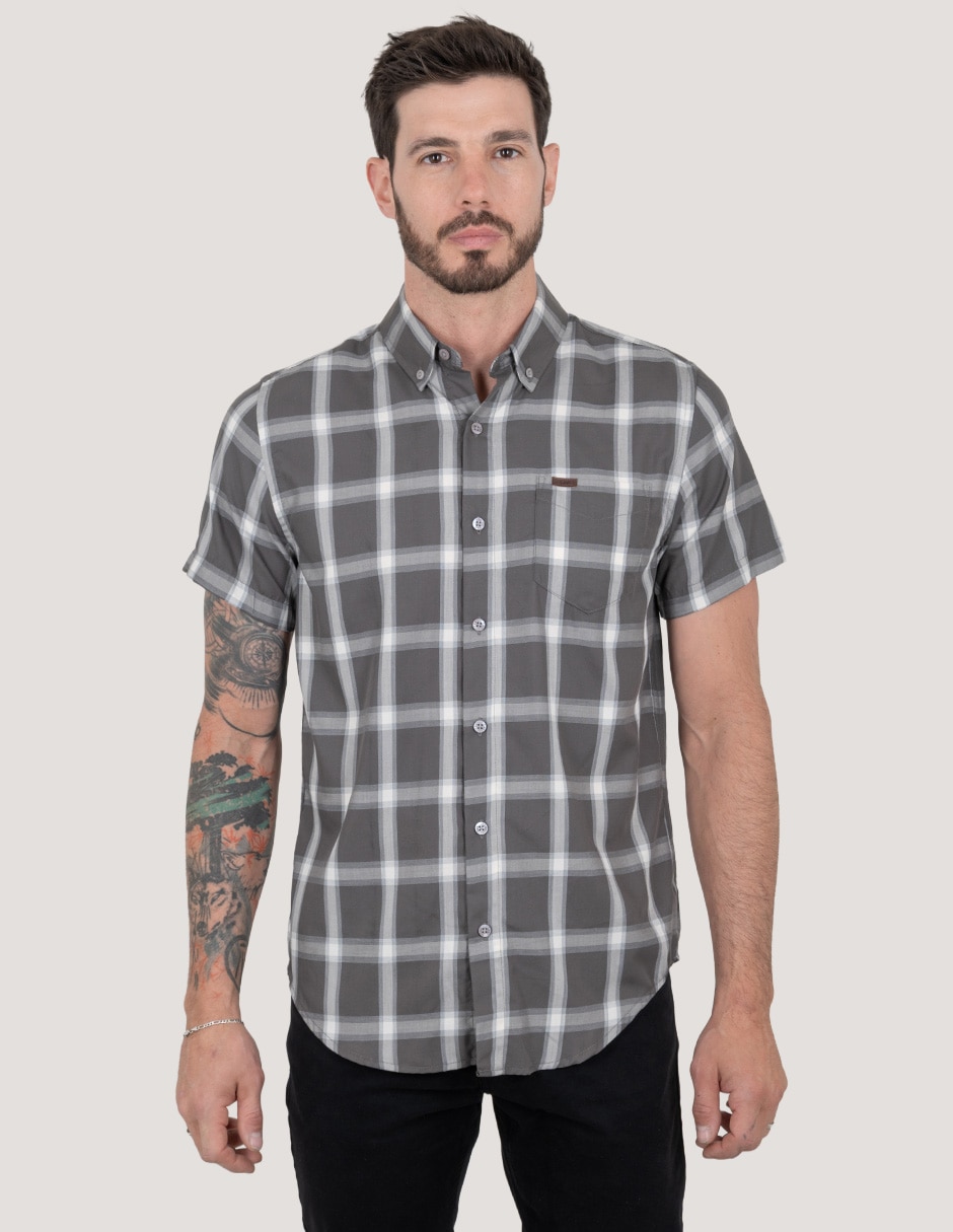 Camisa casual manga corta para hombre 2