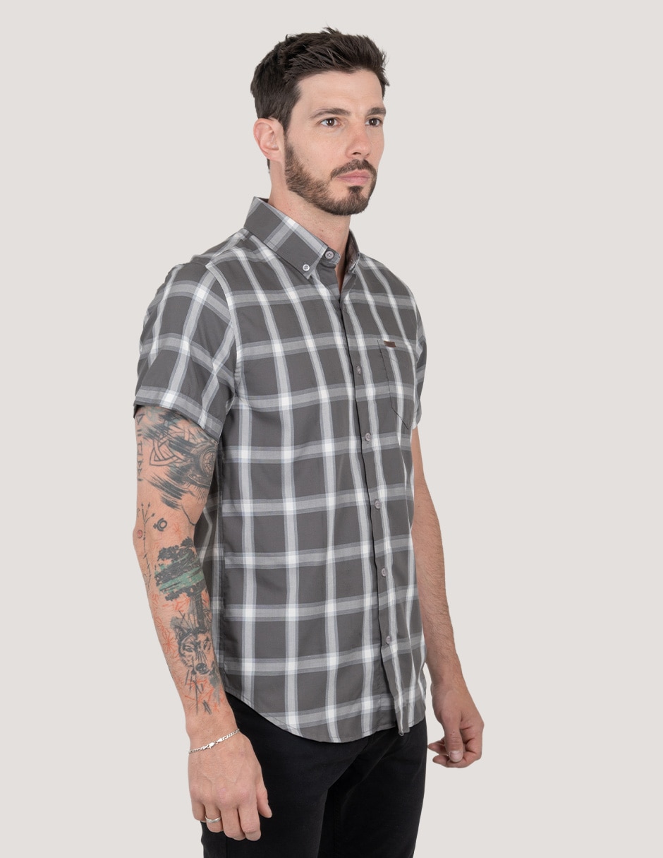 Camisa casual manga corta para hombre 3