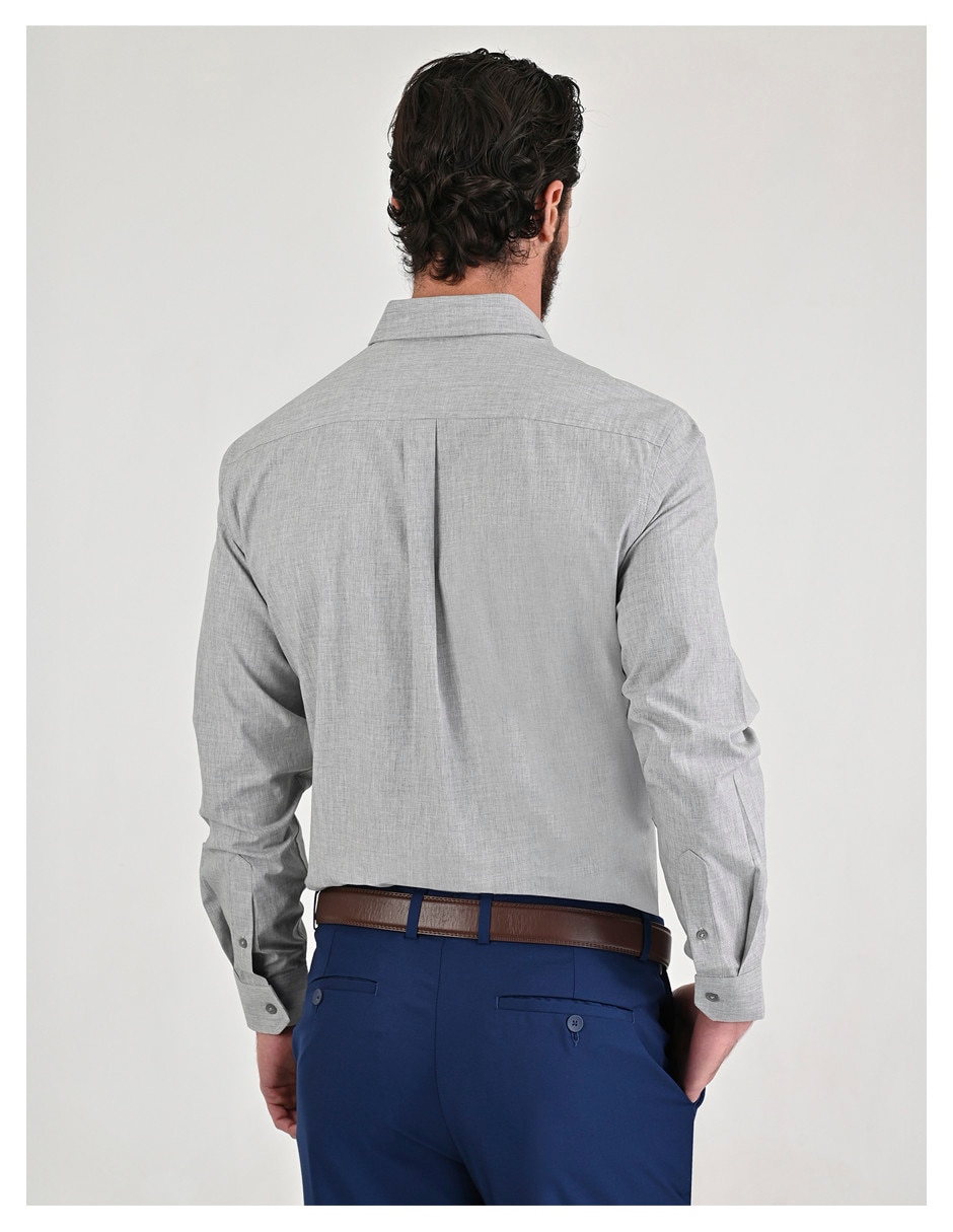 Camisa/Sobrecamisa Casual de (si aplica) Algodón y poliéster manga Larga para hombre 2