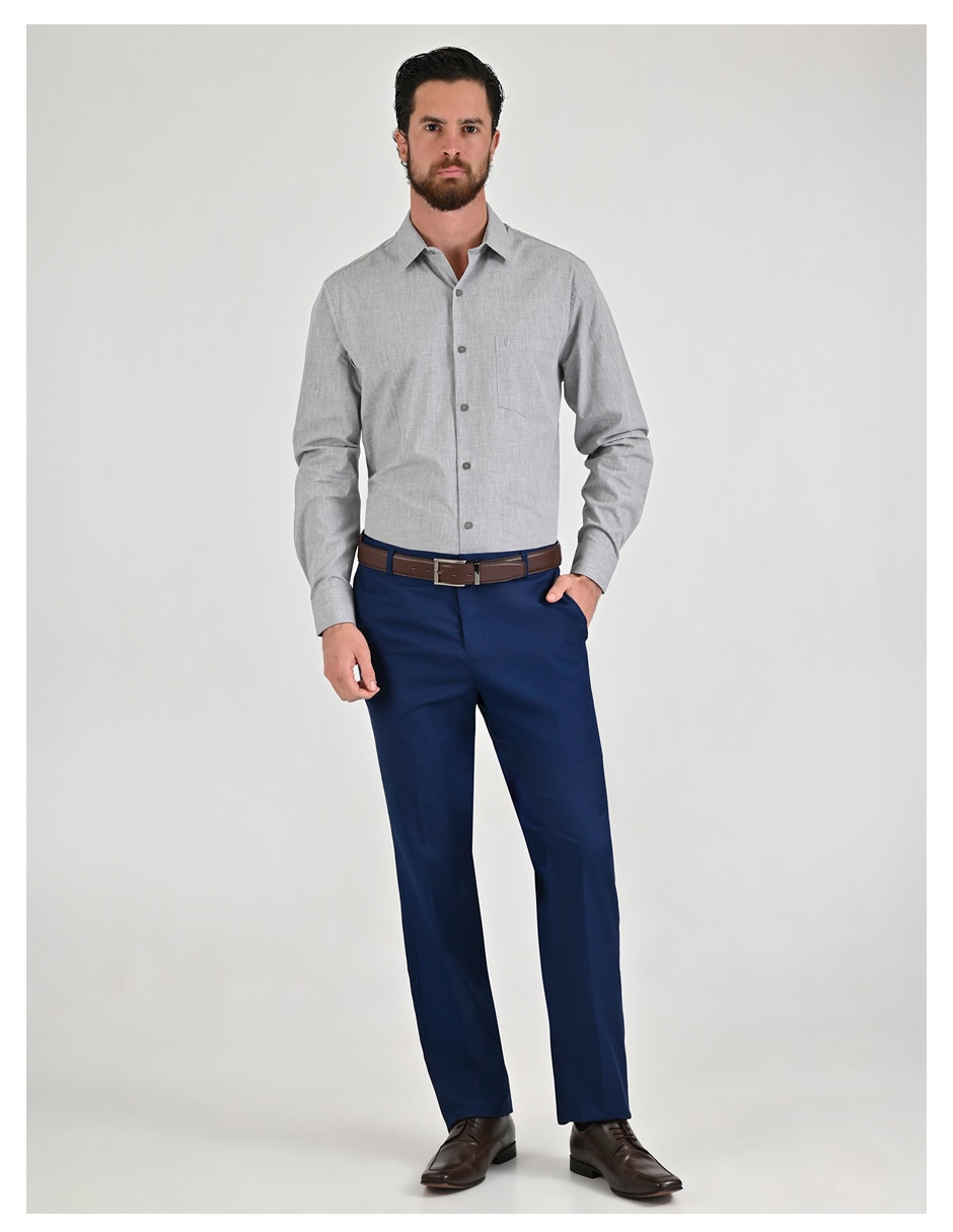 Camisa/Sobrecamisa Casual de (si aplica) Algodón y poliéster manga Larga para hombre 3