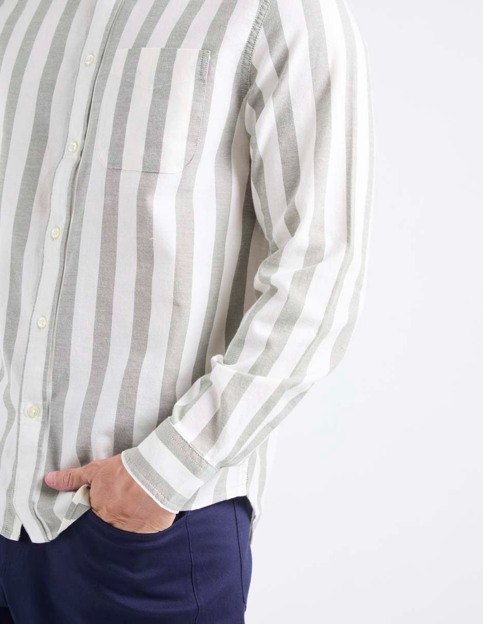 Camisa casual Old Navy manga larga para hombre