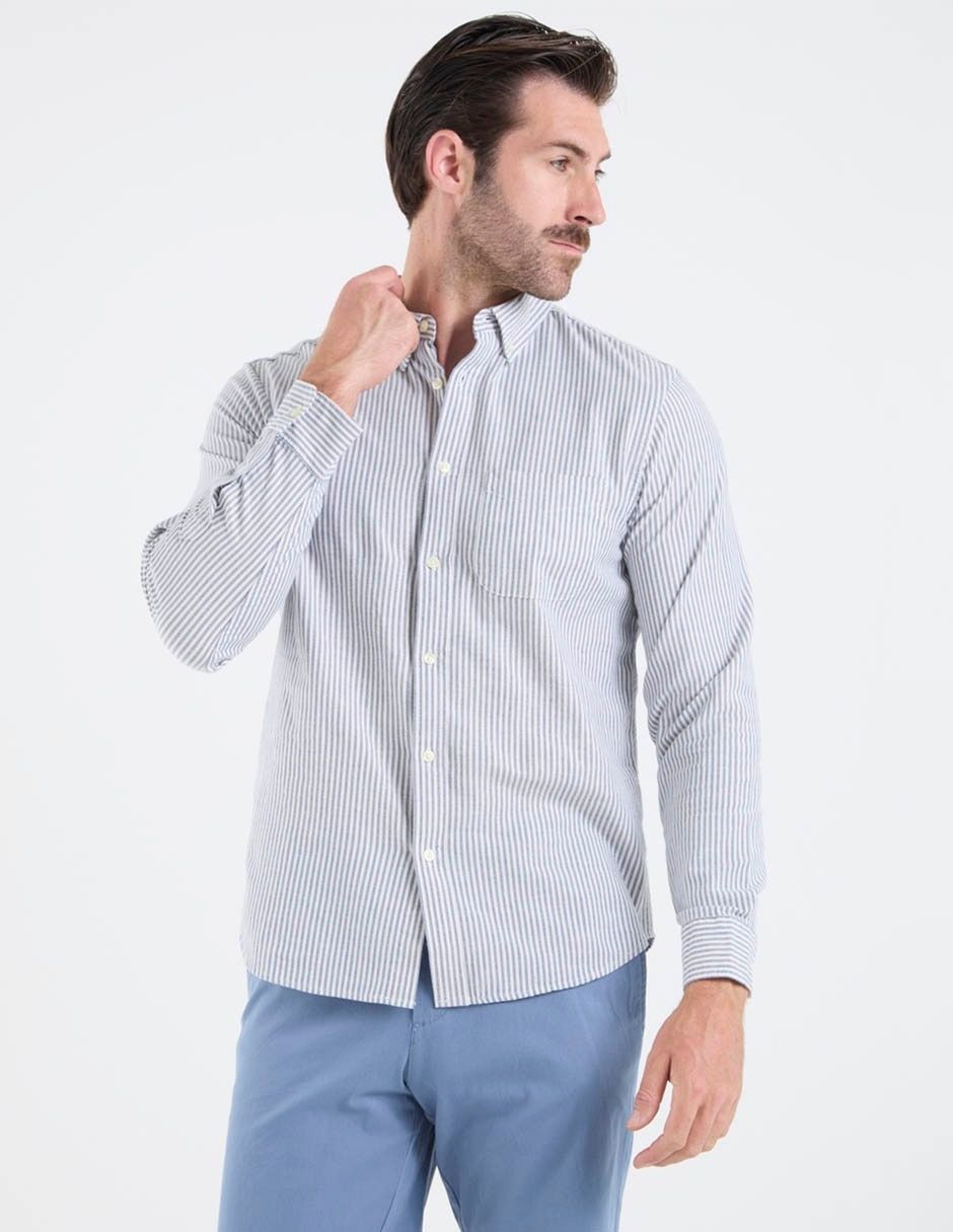 Camisa casual manga larga para hombre Camisa casual manga larga para hombre