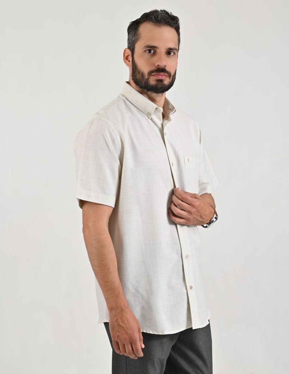 Camisa casual Yale manga corta para hombre